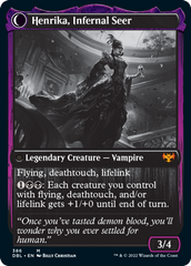 Henrika Domnathi // Henrika, Infernal Seer [Innistrad: Double Feature] | Cracking-Singles