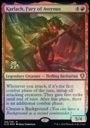 Karlach, Fury of Avernus [Commander Legends: Battle for Baldur's Gate Prerelease Promos] | Cracking-Singles