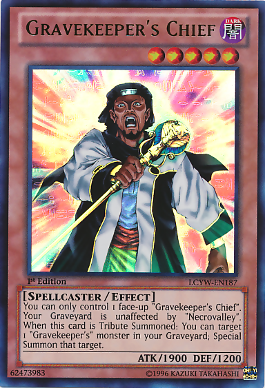 Gravekeeper's Chief [LCYW-EN187] Ultra Rare | Cracking-Singles