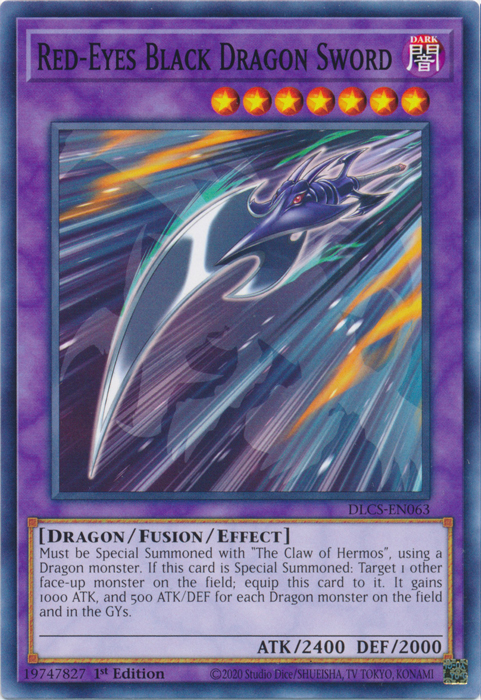 Red-Eyes Black Dragon Sword [DLCS-EN063] Common | Cracking-Singles