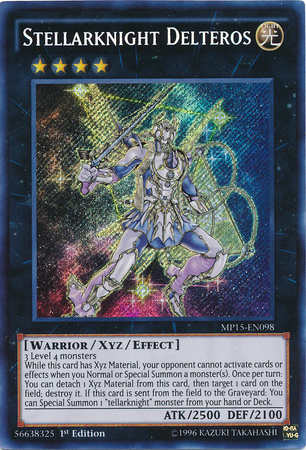 Stellarknight Delteros [MP15-EN098] Secret Rare | Cracking-Singles