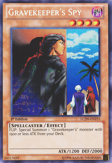 Gravekeeper's Spy [LCJW-EN255] Secret Rare | Cracking-Singles