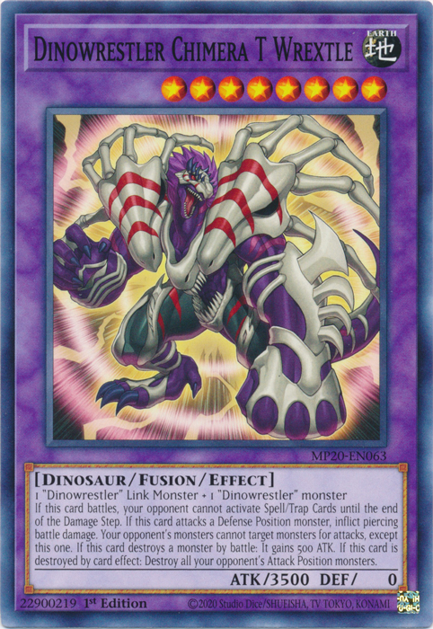 Dinowrestler Chimera T Wrextle [MP20-EN063] Common | Cracking-Singles