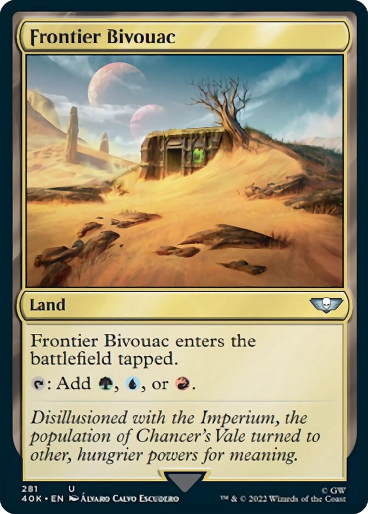 Frontier Bivouac (Surge Foil) [Universes Beyond: Warhammer 40,000] | Cracking-Singles
