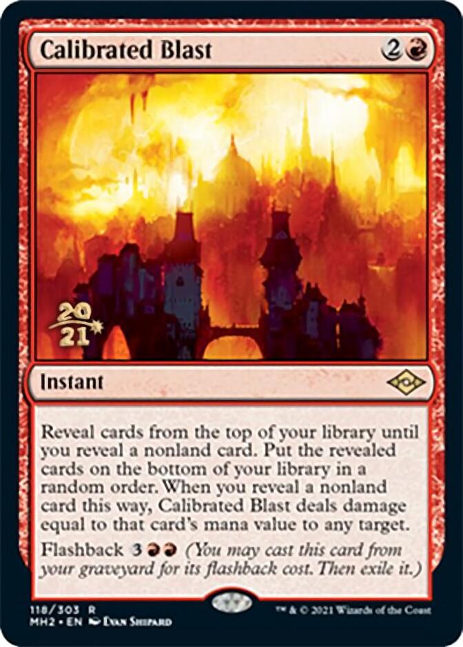 Calibrated Blast [Modern Horizons 2 Prerelease Promos] | Cracking-Singles