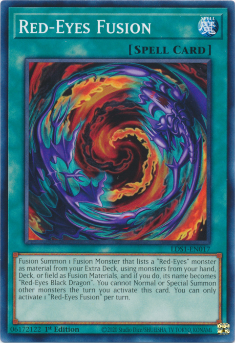 Red-Eyes Fusion [LDS1-EN017] Common | Cracking-Singles