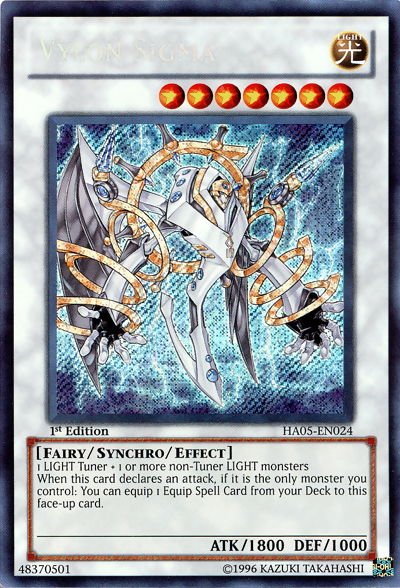 Vylon Sigma [HA05-EN024] Secret Rare | Cracking-Singles