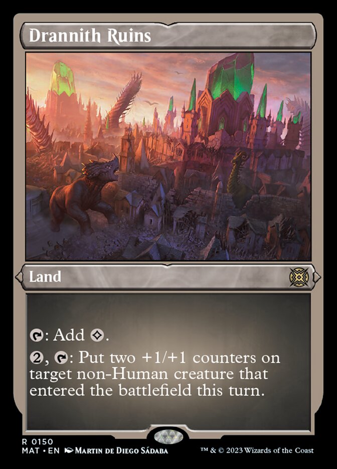 Drannith Ruins (Foil Etched) [March of the Machine: The Aftermath] | Cracking-Singles