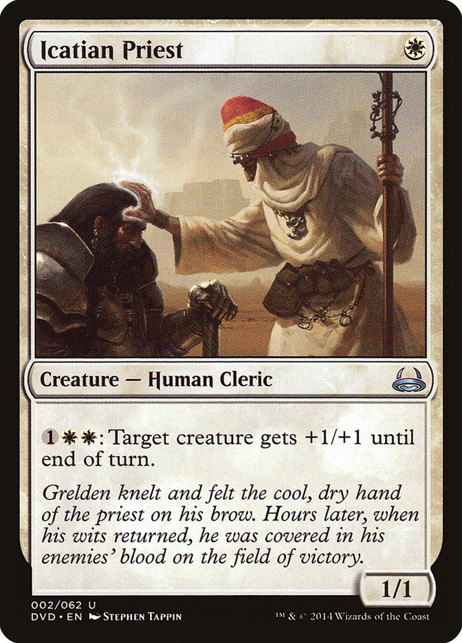 Icatian Priest (Divine vs. Demonic) [Duel Decks Anthology] | Cracking-Singles