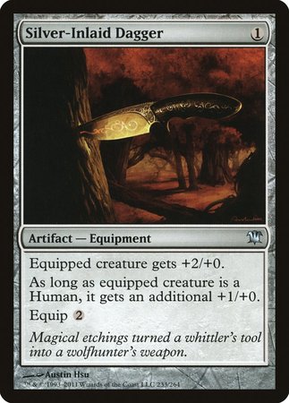 Silver-Inlaid Dagger [Innistrad] | Cracking-Singles
