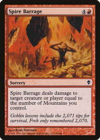 Spire Barrage [Zendikar] | Cracking-Singles