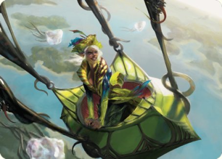 Nael, Avizoa Aeronaut Art Card [Dominaria United Art Series] | Cracking-Singles