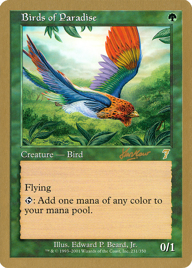 Birds of Paradise (Sim Han How) [World Championship Decks 2002] | Cracking-Singles