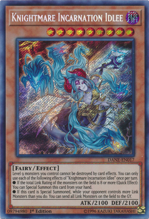 Knightmare Incarnation Idlee [DANE-EN017] Secret Rare | Cracking-Singles