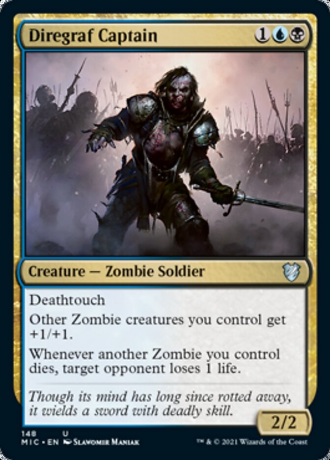 Diregraf Captain [Innistrad: Midnight Hunt Commander] | Cracking-Singles