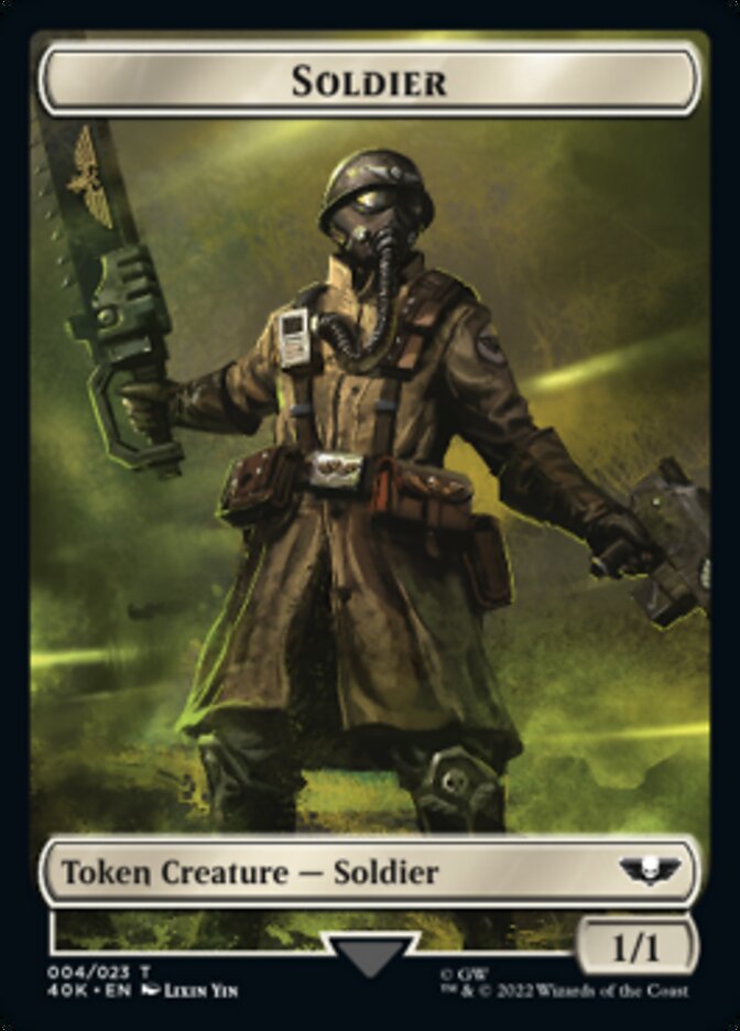 Soldier (004) // Vanguard Suppressor Double-sided Token [Universes Beyond: Warhammer 40,000 Tokens] | Cracking-Singles