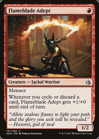 Flameblade Adept [Amonkhet] | Cracking-Singles