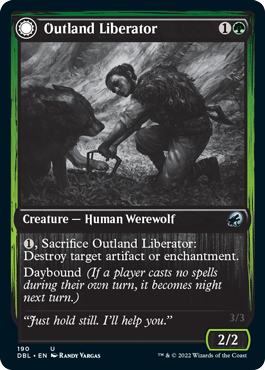 Outland Liberator // Frenzied Trapbreaker [Innistrad: Double Feature] | Cracking-Singles