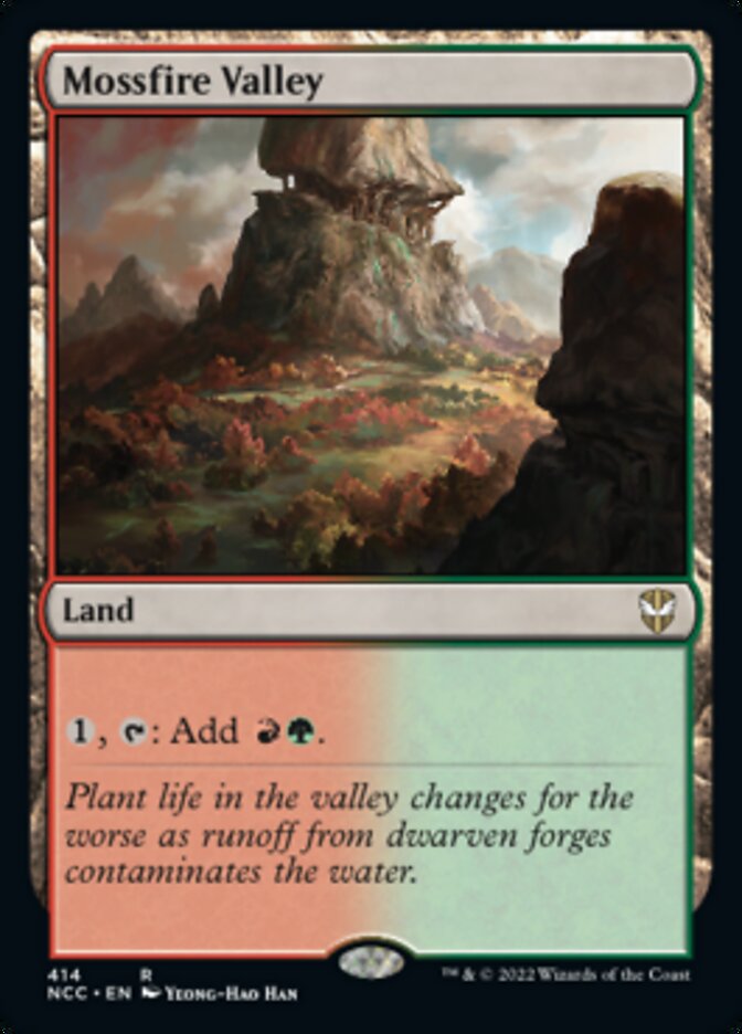 Mossfire Valley [Streets of New Capenna Commander] | Cracking-Singles