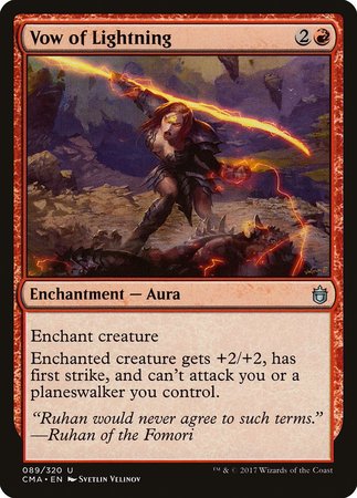 Vow of Lightning [Commander Anthology] | Cracking-Singles
