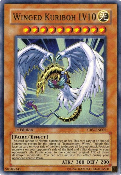 Winged Kuriboh LV10 [CRV-EN005] Ultra Rare | Cracking-Singles