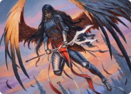 Liesa, Forgotten Archangel Art Card [Innistrad: Midnight Hunt Art Series] | Cracking-Singles