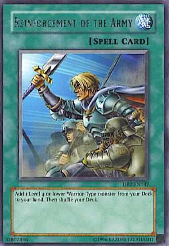 Reinforcement of the Army [DB2-EN147] Rare | Cracking-Singles