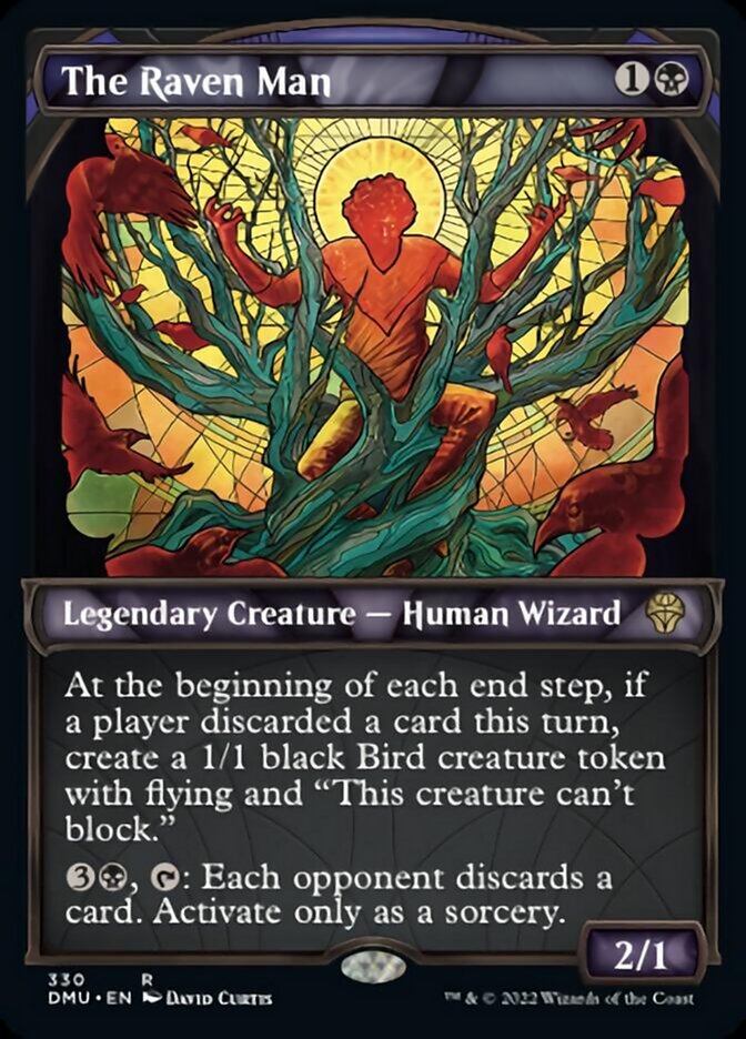 The Raven Man (Showcase Textured) [Dominaria United] | Cracking-Singles