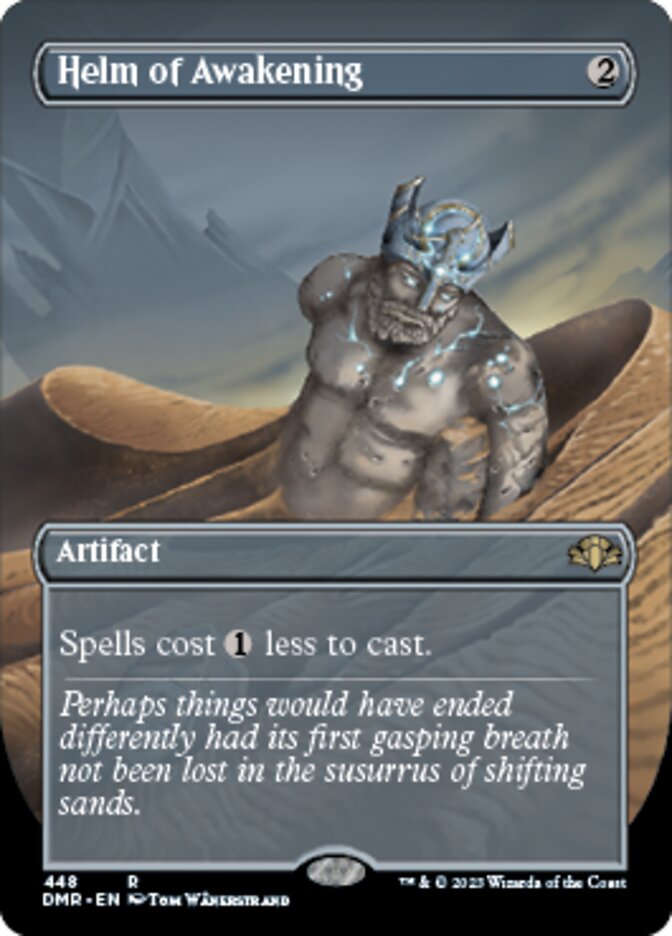 Helm of Awakening (Borderless Alternate Art) [Dominaria Remastered] | Cracking-Singles