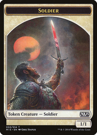 Soldier Token [Magic 2015 Tokens] | Cracking-Singles