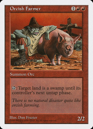 Orcish Farmer [Fifth Edition] | Cracking-Singles
