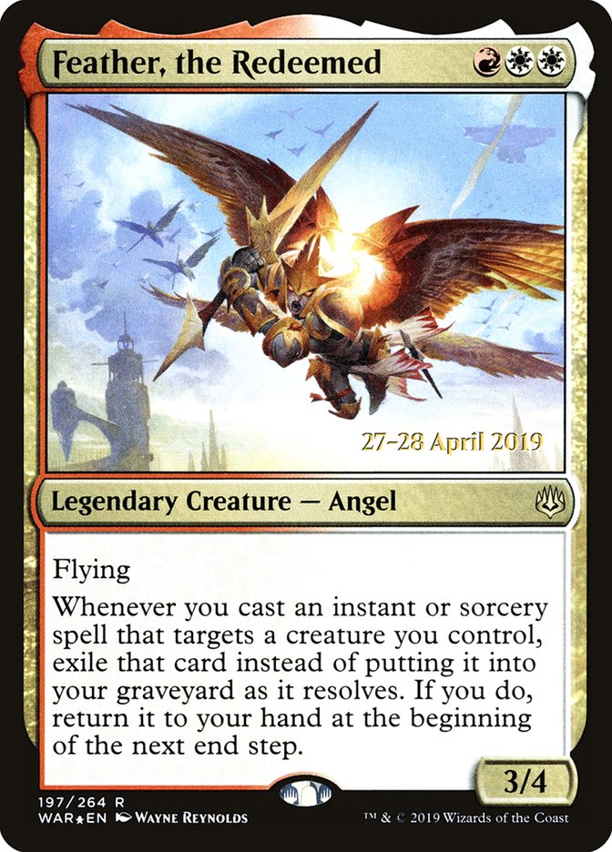 Feather, the Redeemed  [War of the Spark Prerelease Promos] | Cracking-Singles