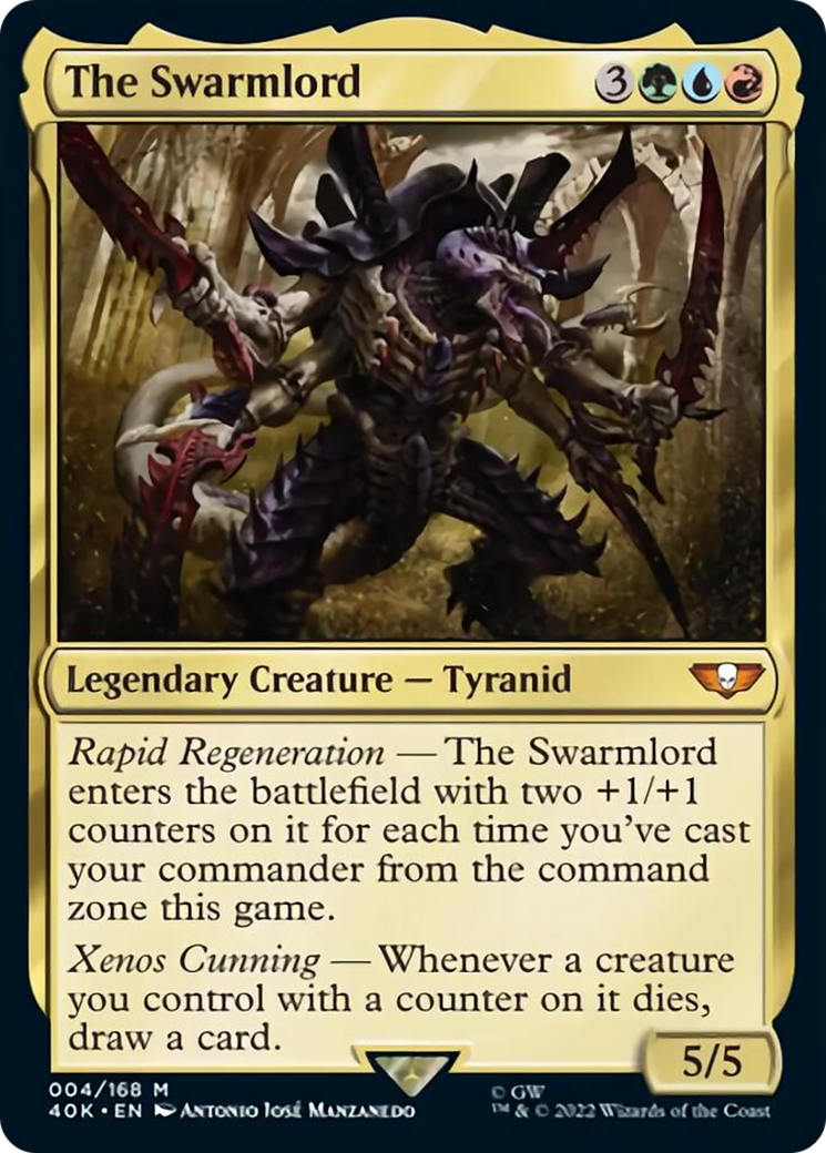 The Swarmlord (Surge Foil) [Universes Beyond: Warhammer 40,000] | Cracking-Singles