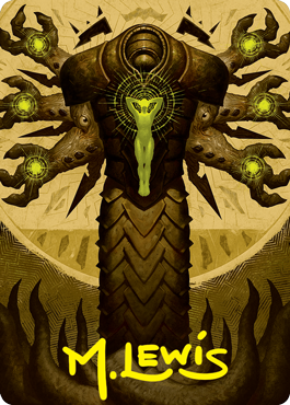 Inquisition of Kozilek Art Card (Gold-Stamped Signature) [Strixhaven: School of Mages Art Series] | Cracking-Singles