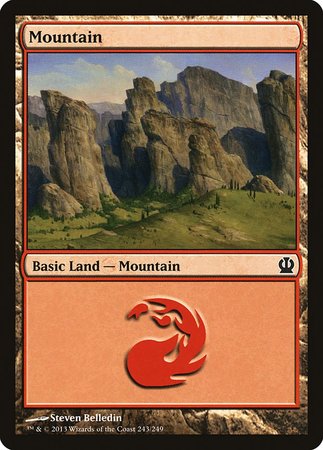 Mountain (243) [Theros] | Cracking-Singles