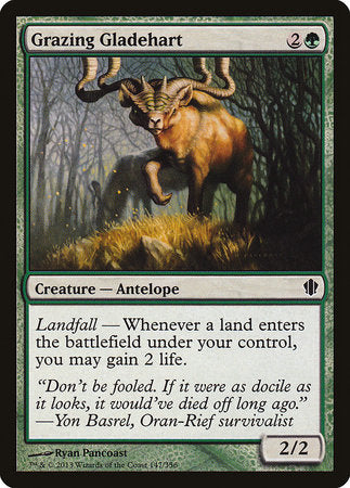 Grazing Gladehart [Commander 2013] | Cracking-Singles