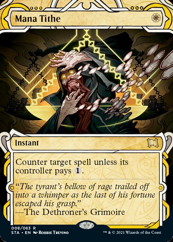 Mana Tithe (Etched Foil) [Strixhaven Mystical Archive] | Cracking-Singles