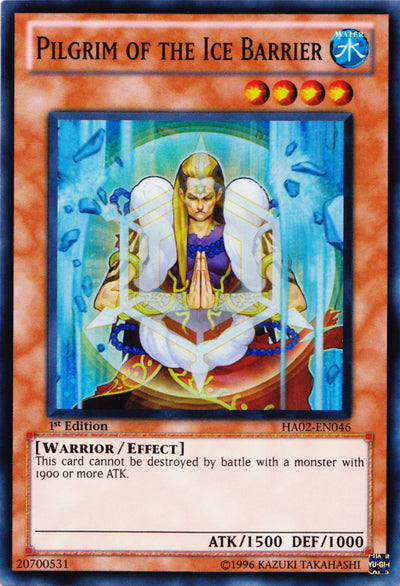 Pilgrim of the Ice Barrier [HA02-EN046] Super Rare | Cracking-Singles