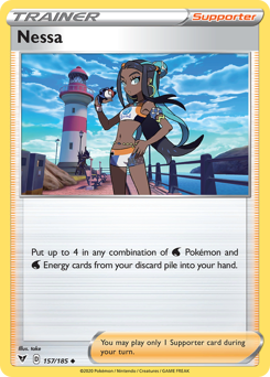 Nessa (157/185) [Sword & Shield: Vivid Voltage] | Cracking-Singles