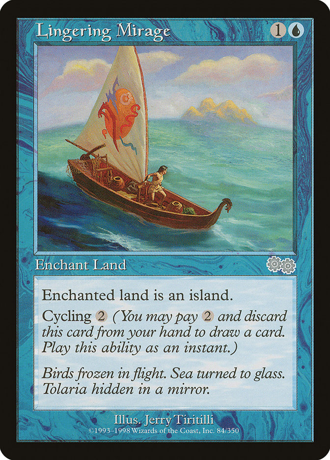 Lingering Mirage [Urza's Saga] | Cracking-Singles