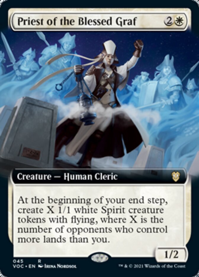Priest of the Blessed Graf (Extended) [Innistrad: Crimson Vow Commander] | Cracking-Singles