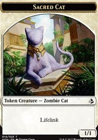 Sacred Cat // Insect Token [Amonkhet Tokens] | Cracking-Singles