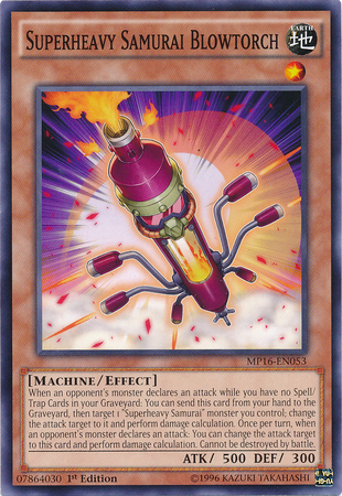 Superheavy Samurai Blowtorch [MP16-EN053] Common | Cracking-Singles