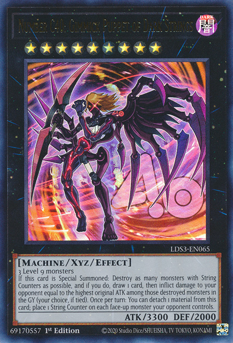 Number C40: Gimmick Puppet of Dark Strings [LDS3-EN065] Ultra Rare | Cracking-Singles
