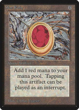 Mox Ruby [Limited Edition Beta] | Cracking-Singles