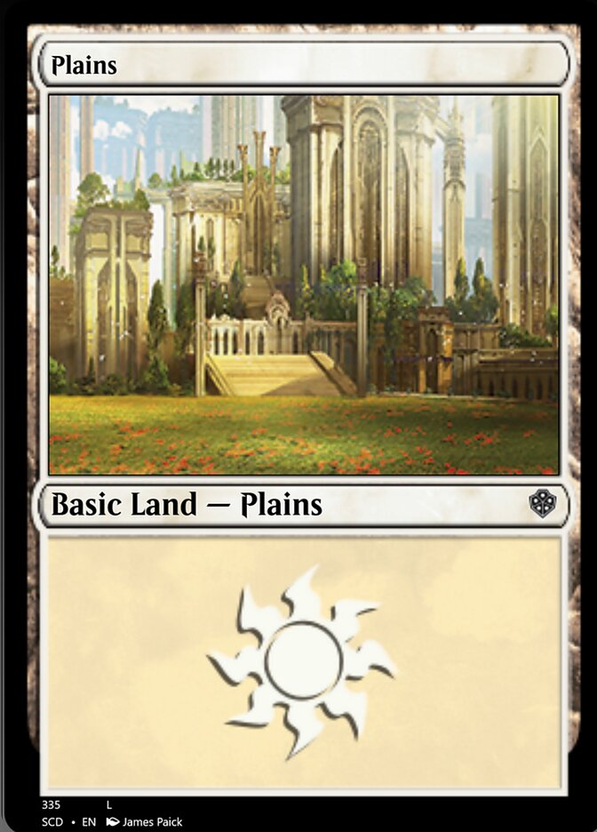 Plains (335) [Starter Commander Decks] | Cracking-Singles