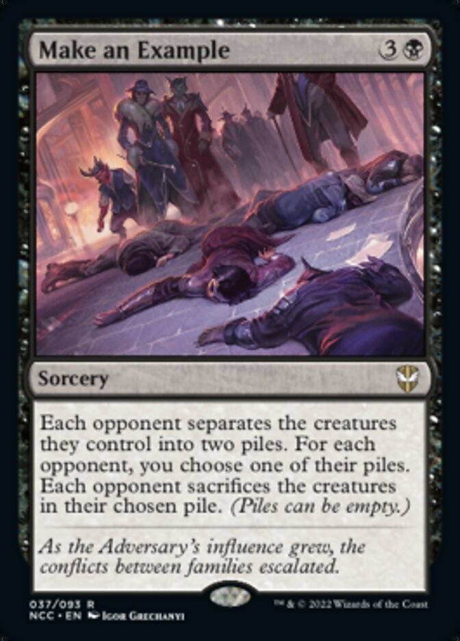 Make an Example [Streets of New Capenna Commander] | Cracking-Singles
