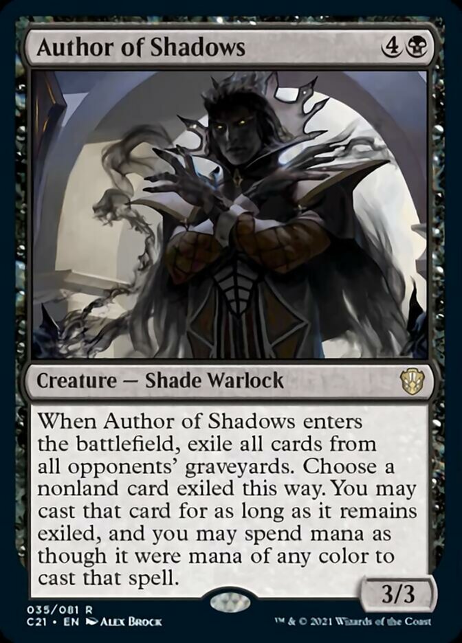 Author of Shadows  [Commander 2021] | Cracking-Singles