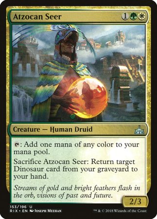 Atzocan Seer [Rivals of Ixalan] | Cracking-Singles