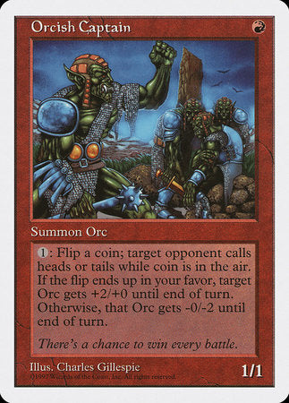 Orcish Captain [Fifth Edition] | Cracking-Singles